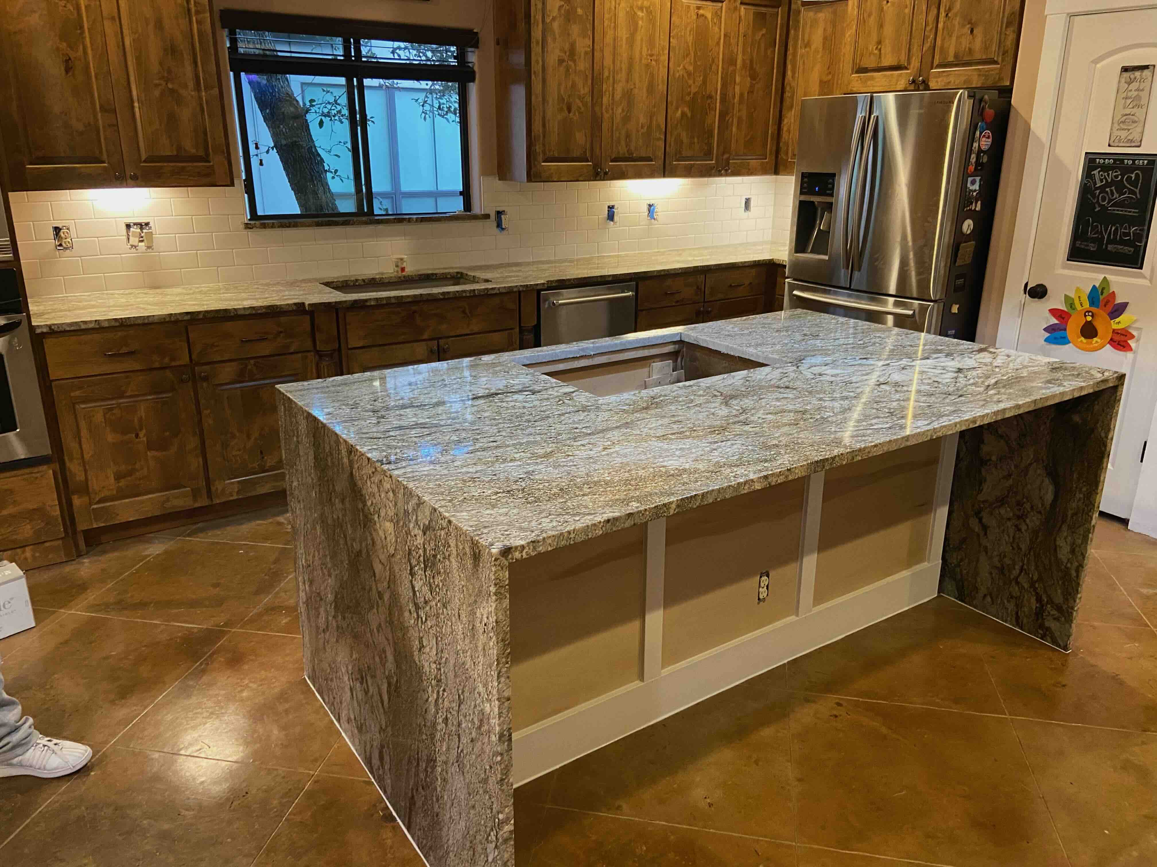 Granite kitchen countertop in Austin TX